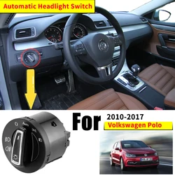 Para Volkswagen VW Polo MK5 6R 6C 61 Ameo Vivo 2010 ~ 2017 2011 2015 interruptor automático de faros accesorios de coche Modificati de actualización