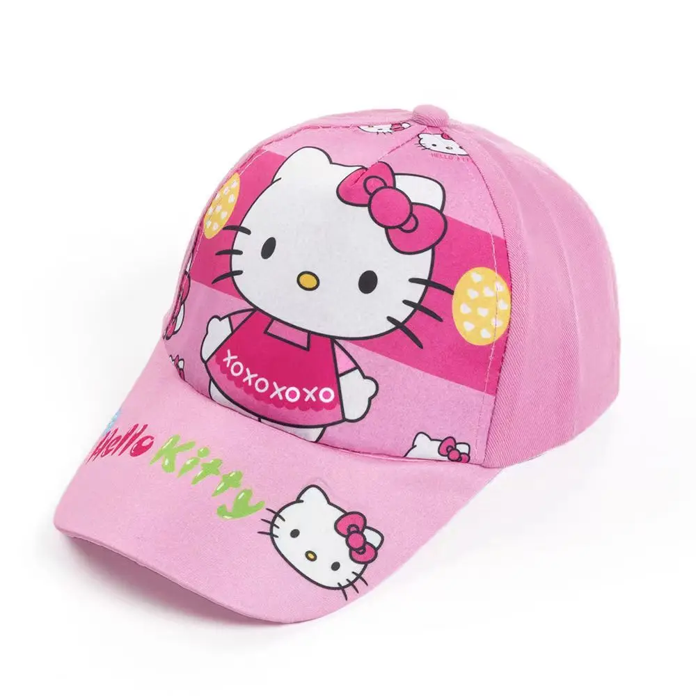 Sanrio Hello Kitty Peaked Cap Kuromi My Melody Snapback Hat Lamb Wool Hat Children's Baby Baseball Cap Hip Hop Hats