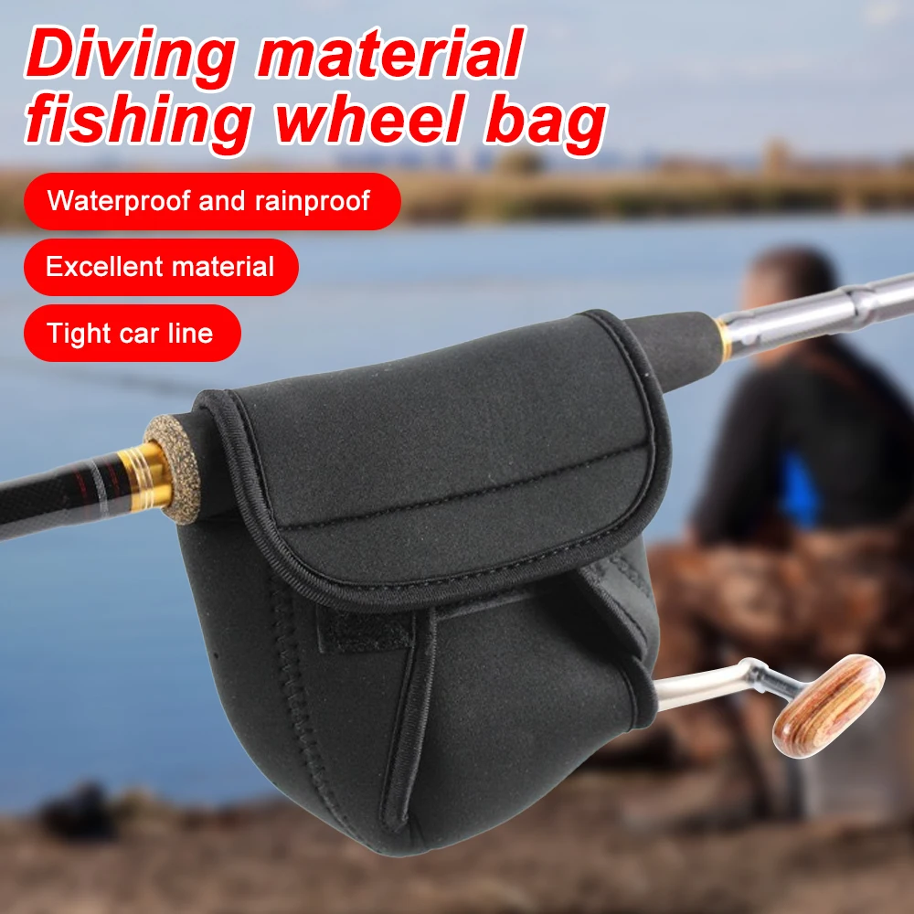 Spinning Fishing Reel Bag Neoprene Wheel Protective Case Waterproof Fishing Reel Cover Fishing Accessories