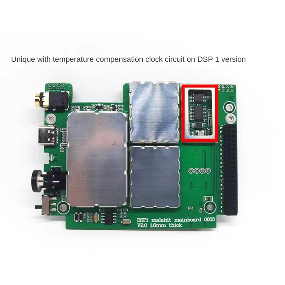 

AU47-For SDR Malahit 1.10D Full Mode DSP Noise Reduction Portable Radio DSP1 Malachite Radio SDR Receiver