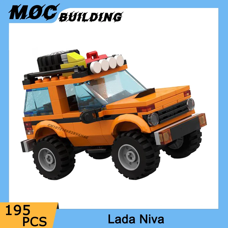 

City Classic Famous Car Model MOC Building Blocks Off-Road Vehicle Racing DIY Assemble Bricks Collection Display Toys Xmas Gifts