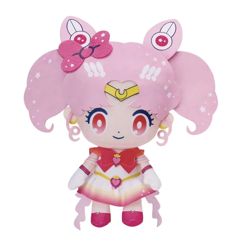 BANDAI 2024 In Stock Original Banpresto Sailor Moon Sanrio Chibiusa Mymelody Plush Toy Fufu 22Cm Anime Figurine Toys Gift