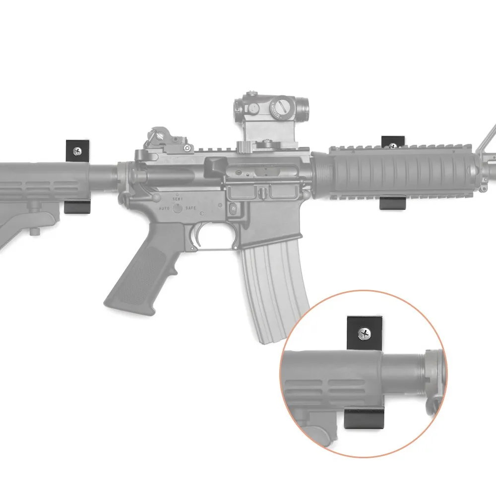 2 قطعة بندقية قابلة للطي بندقية رف بندقية جدار جبل الشماعات بندقية بندقية رف شاشة بندقية بندقية التخزين المنظم بندقية السنانير