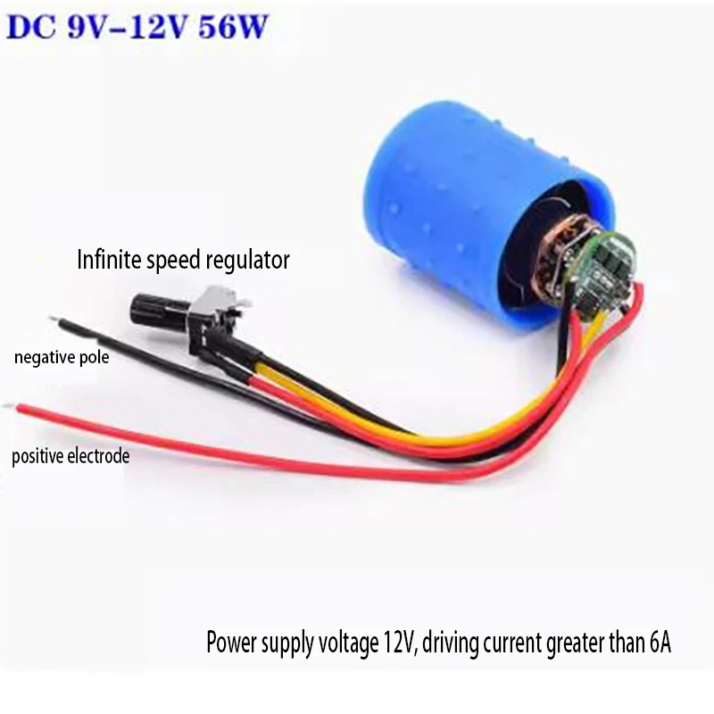 Dc 9V 12V 24V 100000 Rpm Micro Borstelloze Duiker Ventilator Aluminium Waaier Elektrische Haardroger Ultra Hoge Snelheid Motor