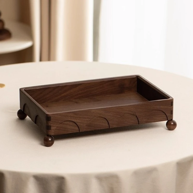 

Large Capacity Cosmetic Tray Luxury Desktop Makeup Storage Plate Bathroom Vanity Holder Countertop Bathroom Organizer Decor