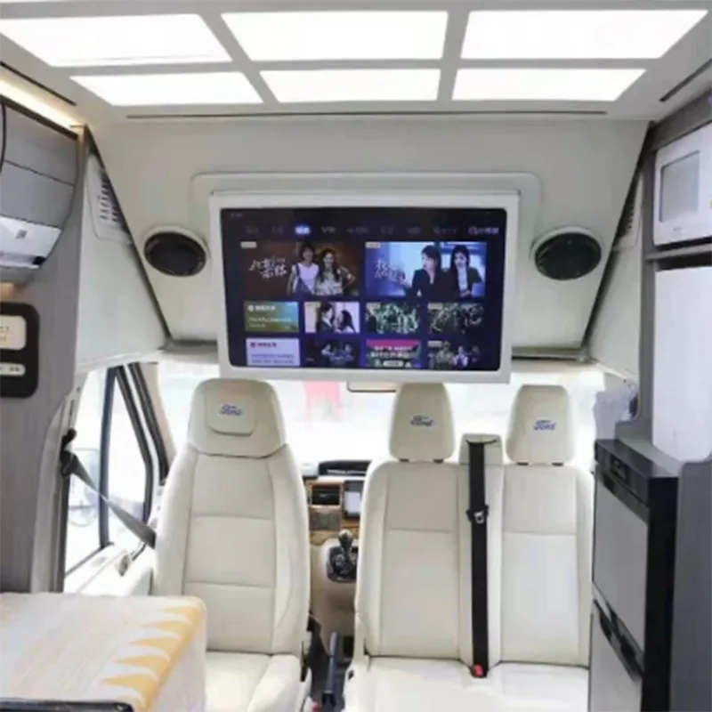 12V DC Smart RV Television - Android Smart TV, Built-in DVD Player, Shockproof For Bumpy Roads