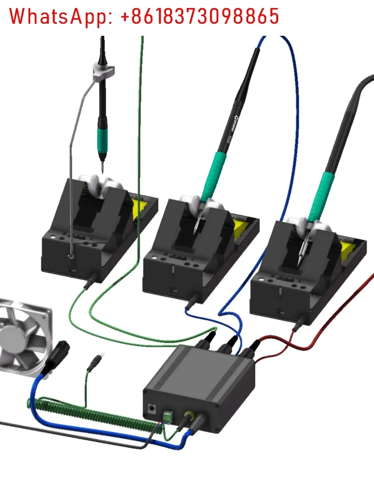 Welding table 3-channel switcher multi-channel expansion double station three station