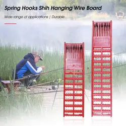 Useful Fishing Line Board Plastic Snelled Rig Holder Reusable Good Toughness Rig Winding Board  Wear-resistant