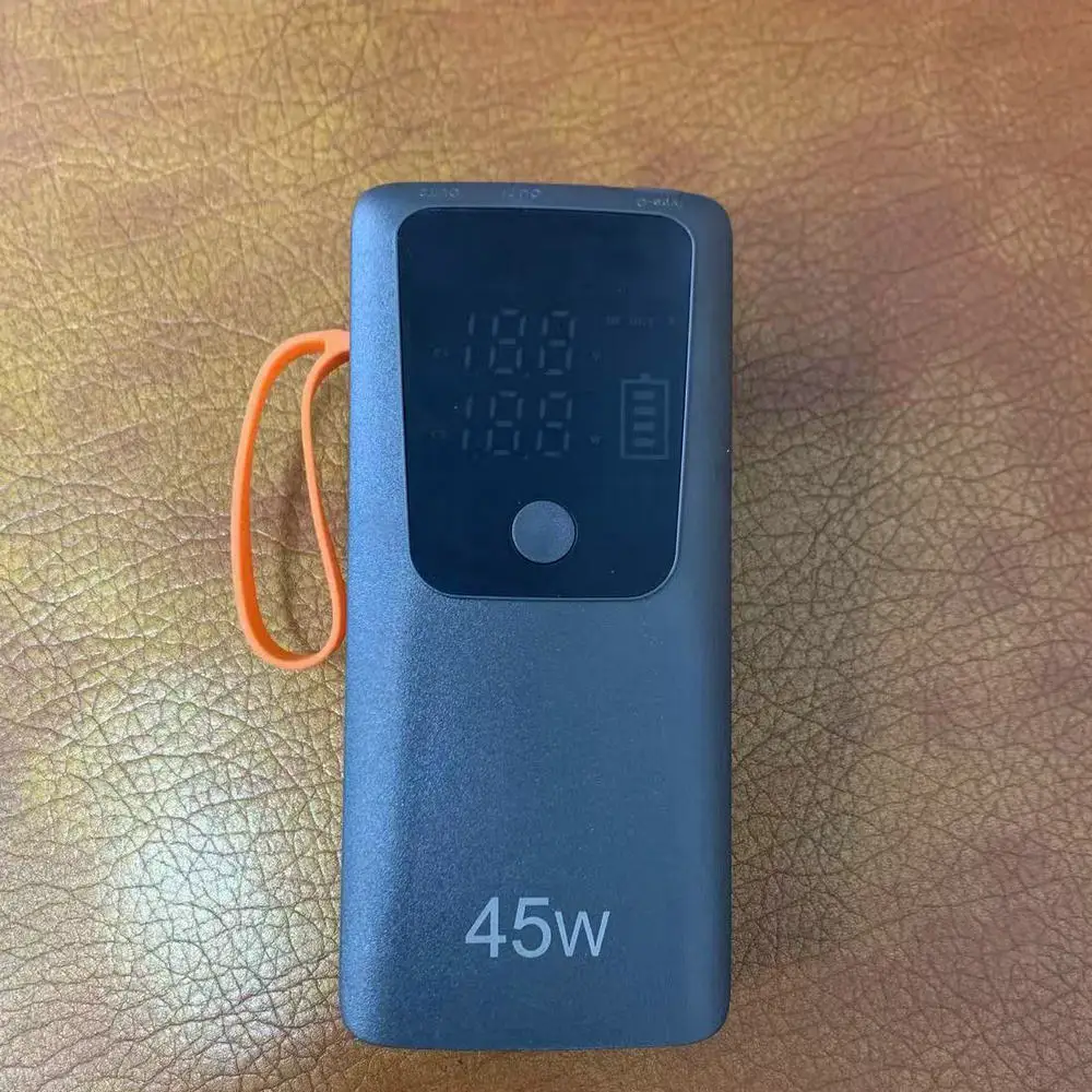 

45W Empty Power Bank Case 20 V Battery Housing Charging For Macbook Tablet PC DIY Shell Removable Battery Storage Box Kit Parts