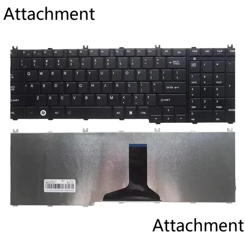 New Russian Keyboard For Toshiba Satellite L655 L655D C650 C655 C655D C660D C660D L650 C670 L650D L755 RU Keyboard Black