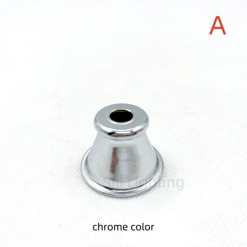 Iron Lamp Base Pendant Light Hardware Decorative Cover Cap Wall Lamp Bell Cover Decoration Small Cover Cap Horn Shaped Cover Cap