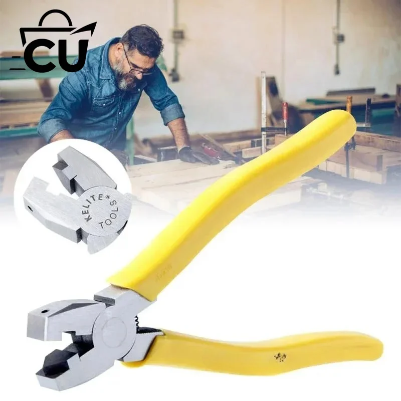 1pc 8 Inch 90 Degree Aluminum Alloy Frame-Folding Pliers V-Groove Edge Banding Woodworking Tool DIY Bending Frames Notch Cutter
