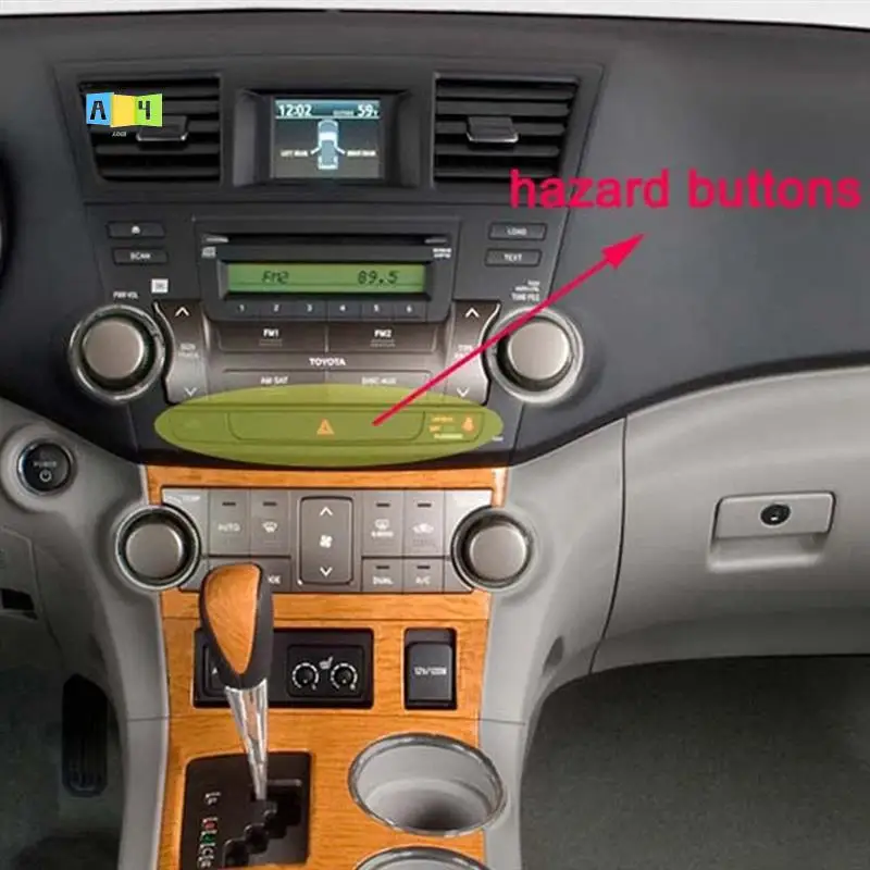 

A04E-Car Hazard Button Light Switch Button For Toyota Highlander 2007-2014 Hazard Warning Indicator Light Switch