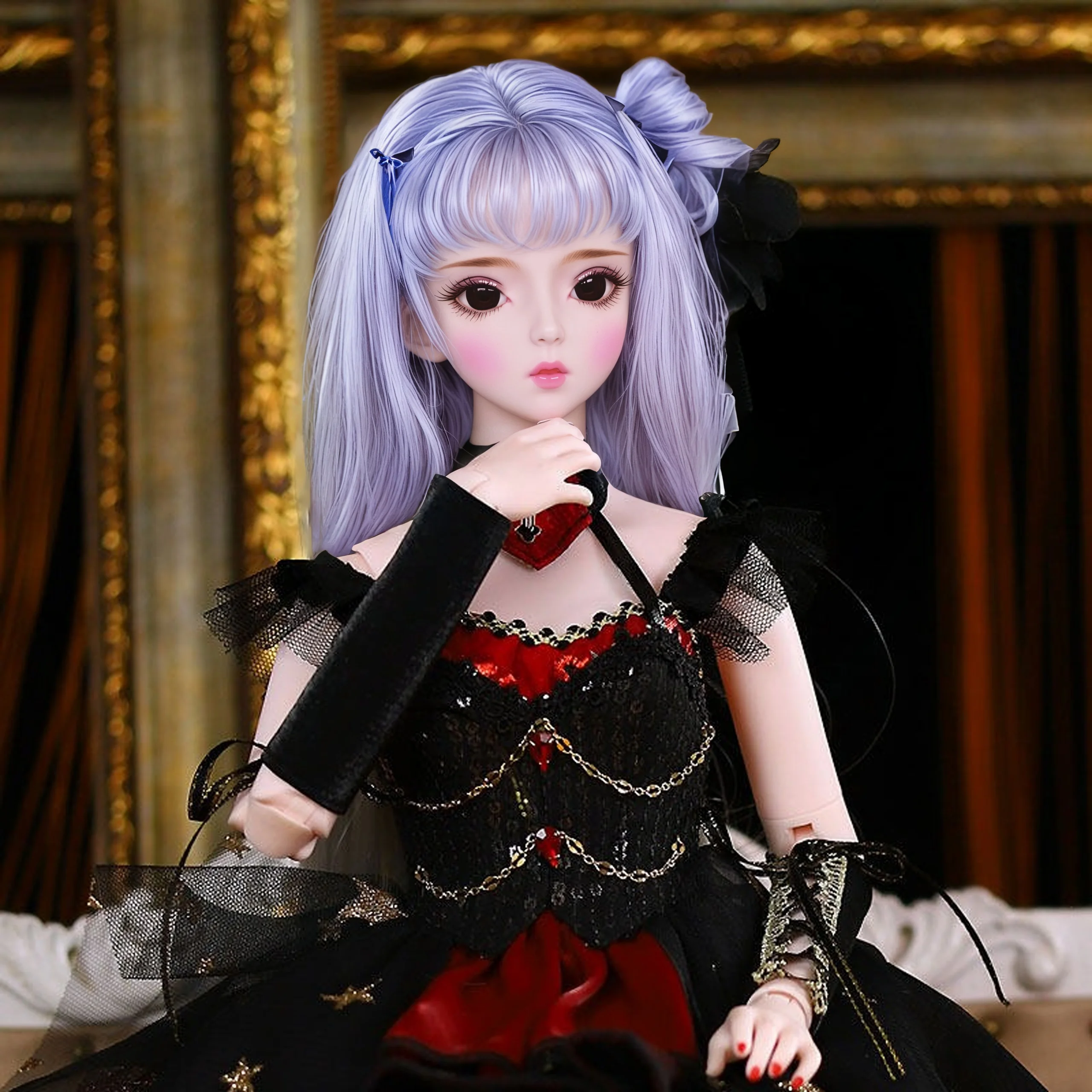 

Кукла DBS, 1/3 BJD, в ретро-стиле, с механическими суставами, тело, в комплекте случайные прически, глаза, одежда, обувь, AI MSD SD.