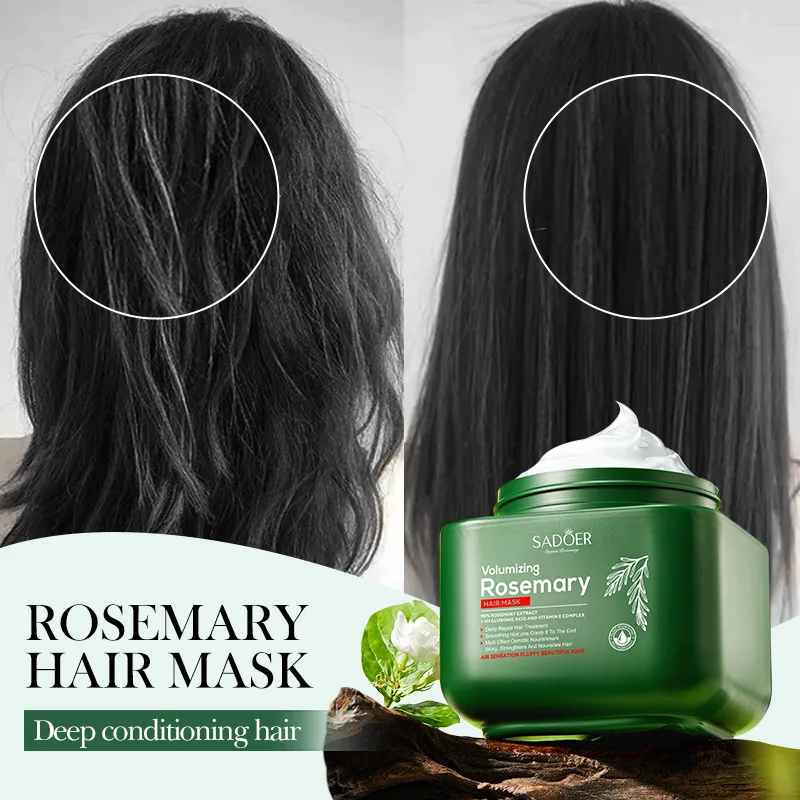 

Rosemary Hair Mask 500ml Repair Nourishing Soft Conditioner Keratin Hair Treatment Straightening