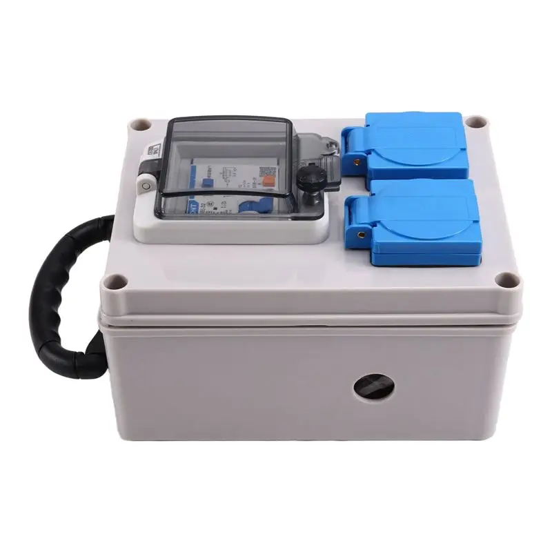 ABKJ-Outdoor Industrial Socket Box Work Site Distributor Portable Switch Socket Box Waterproof Box Mobile Power Box