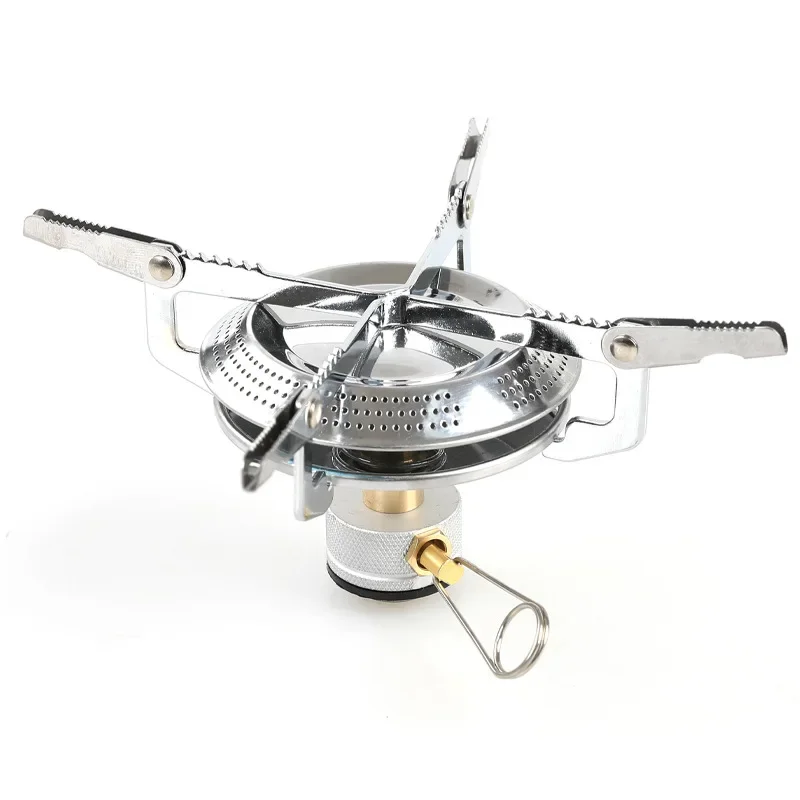 

Outdoor Camping Portable Gas Stove Fold Removable High Power Stove Multi Fuel Adjustable Energy-saving Stove Cooker Picnic Tools