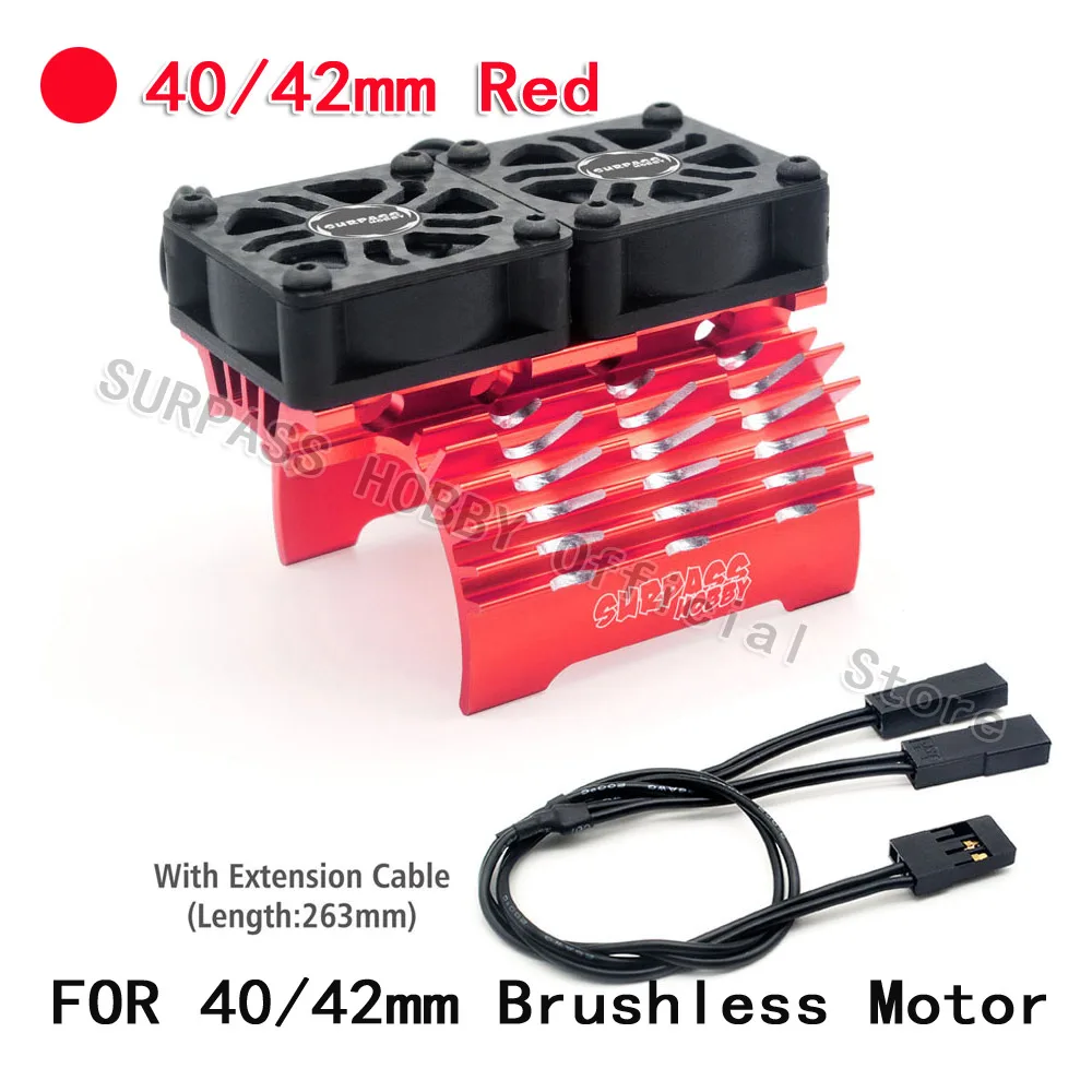 OVERTREFFEN HOBBY 36mm 40-42mm 55-58mm Borstelloze Motor Koelventilator Houder voor 540 550 3650 3660 4268 4274 1/10 1/7 1/8 1/5 RC Auto