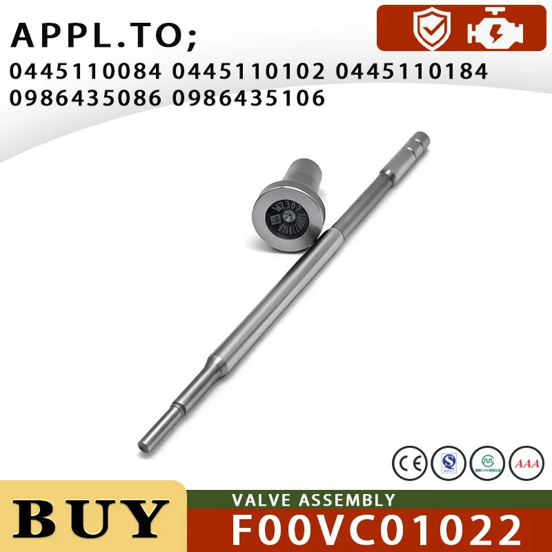 F00VC01022 Realizes Hgh-Pressure Fuel Metering/Shut-Off Valve Assembly For Renault 0986435086 0445110141 Injector XH2624