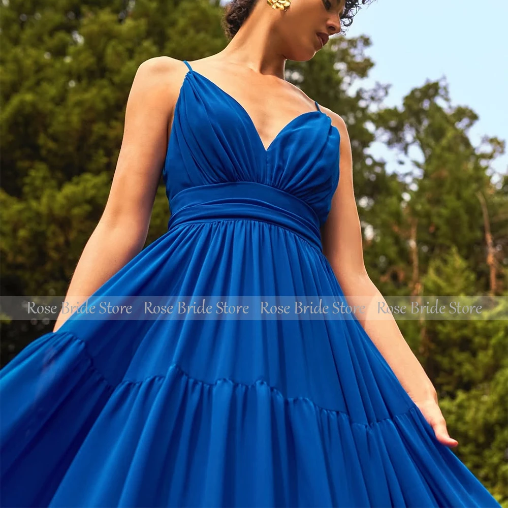 Ciemnoniebieskie sukienki wakacyjne dla kobiet paski spaghetti linia letnie suknie wakacyjne długa, bez pleców, bez rękawów, sukienka na imprezę 2025