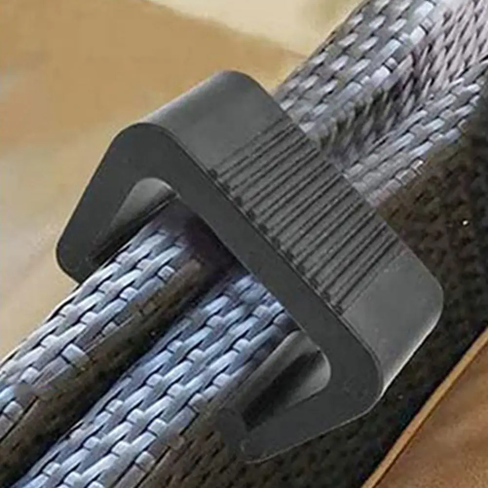 10Pcs Outdoor Furniture Clips Strong Wicker Chair Fasteners for Sofa Sectional Connection Anti-Slip Stability
