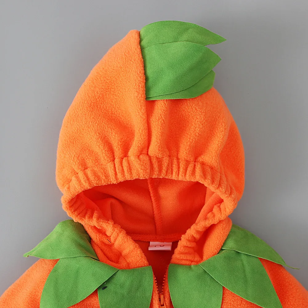 2025 تأثيري طفل الفتيات الفتيان هالوين الملابس مجموعات طويلة الأكمام الصوف سستة مقنعين رومبير سترة الخريف طفلة الزي جديد