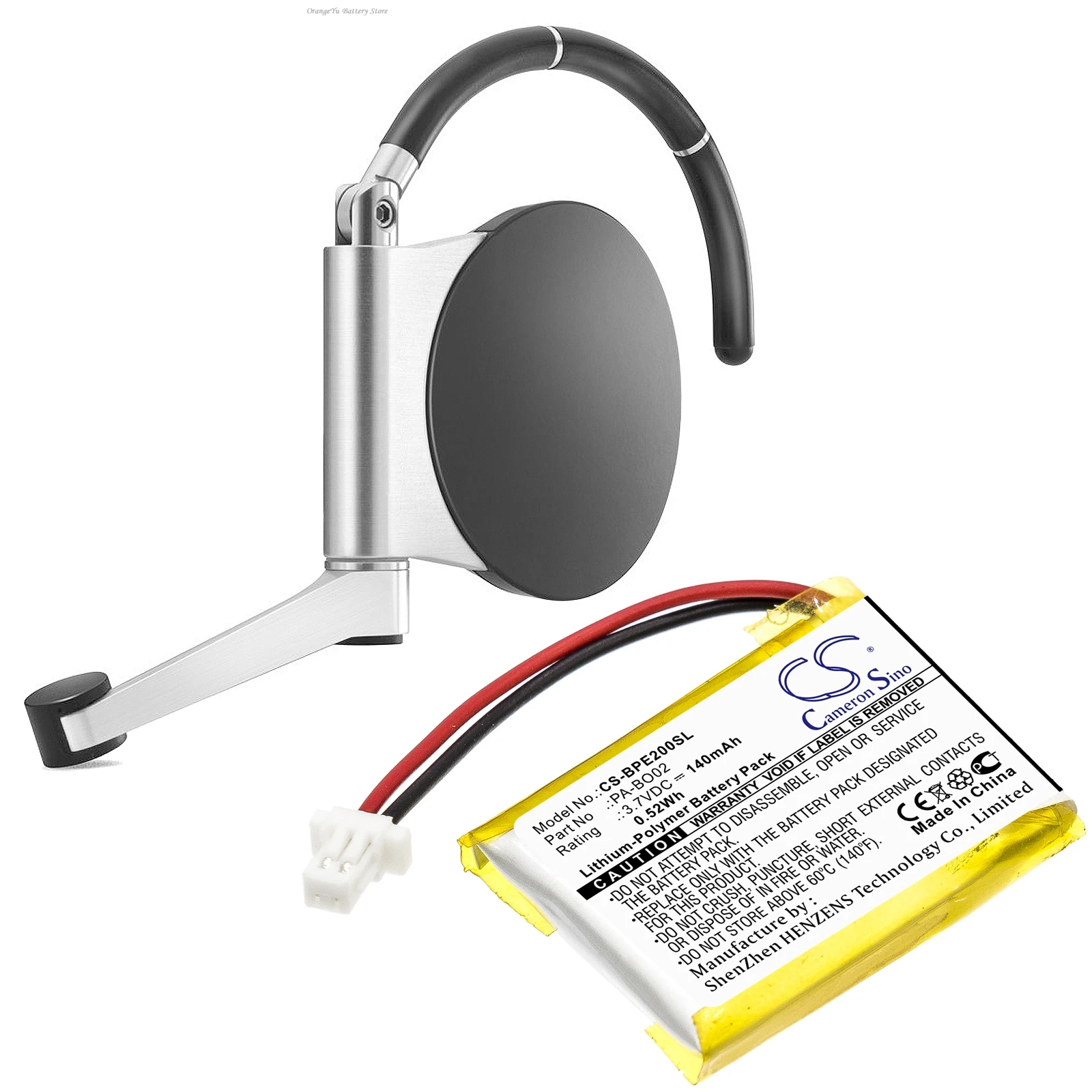 2025 NEW 3.7V 140mAh Wireless Headset Battery PA-BO02 for Bang & Olufsen EarSet 2 +TOOL