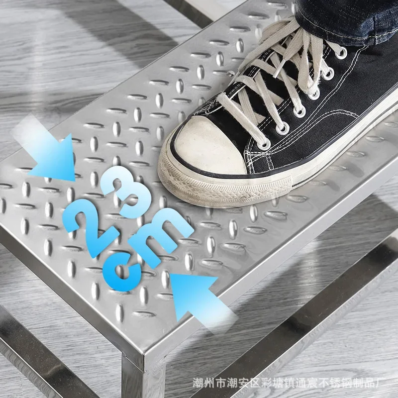 Warehouse climbing ladder movable platform ladder three steps foot stool household ladder two steps