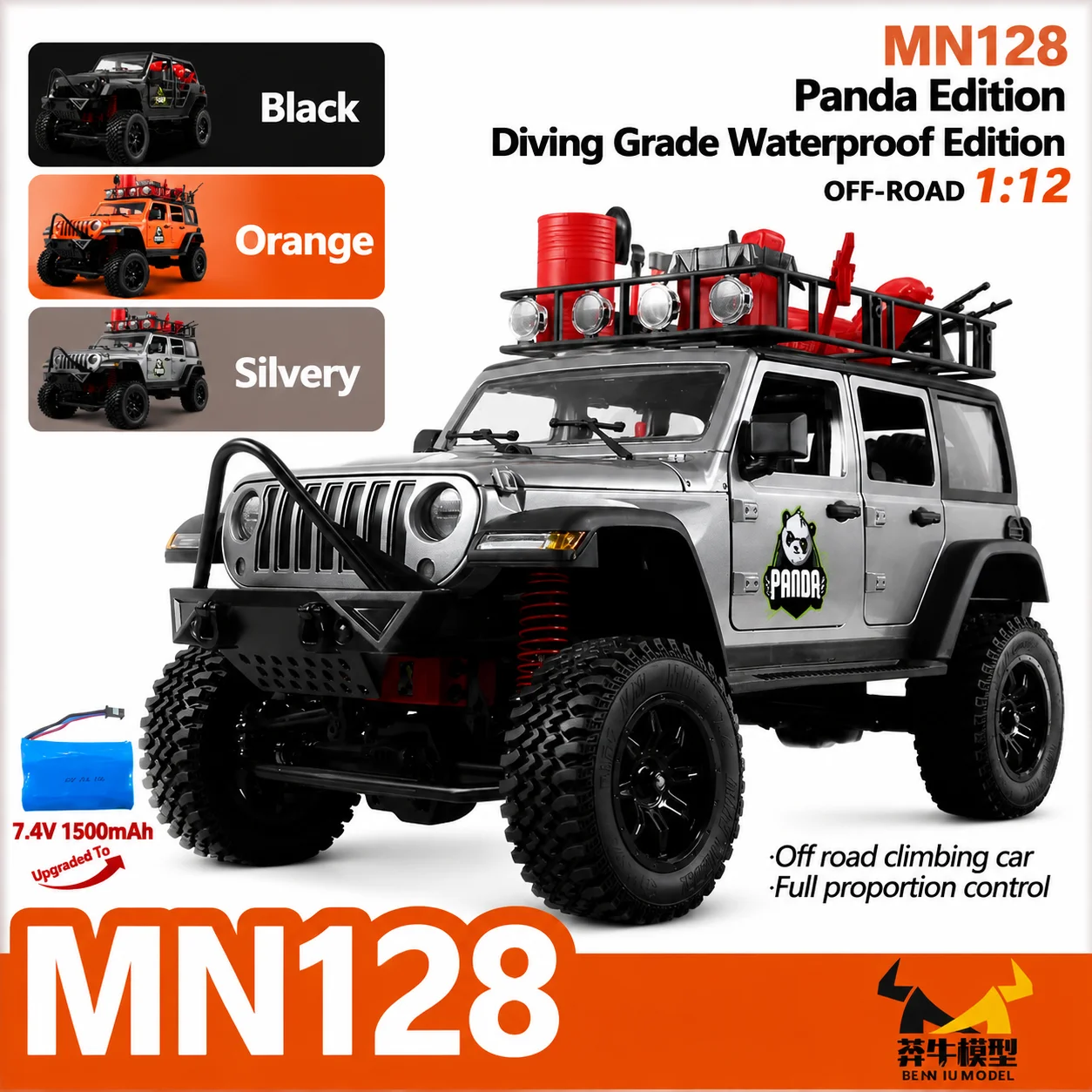 

MN128 1/12 RC Car 4WD Jeep Модель 2,4G Пульт дистанционного управления Светодиодный светильник 4X4 Off Road 4WD Альпинистский RC Грузовик Электрический игрушечный автомобиль Подарок для мальчика