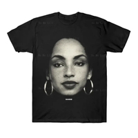 Vintage Sade Ladies T-Shirt Clothing Graphics Personalized Unisex Short Sleeve