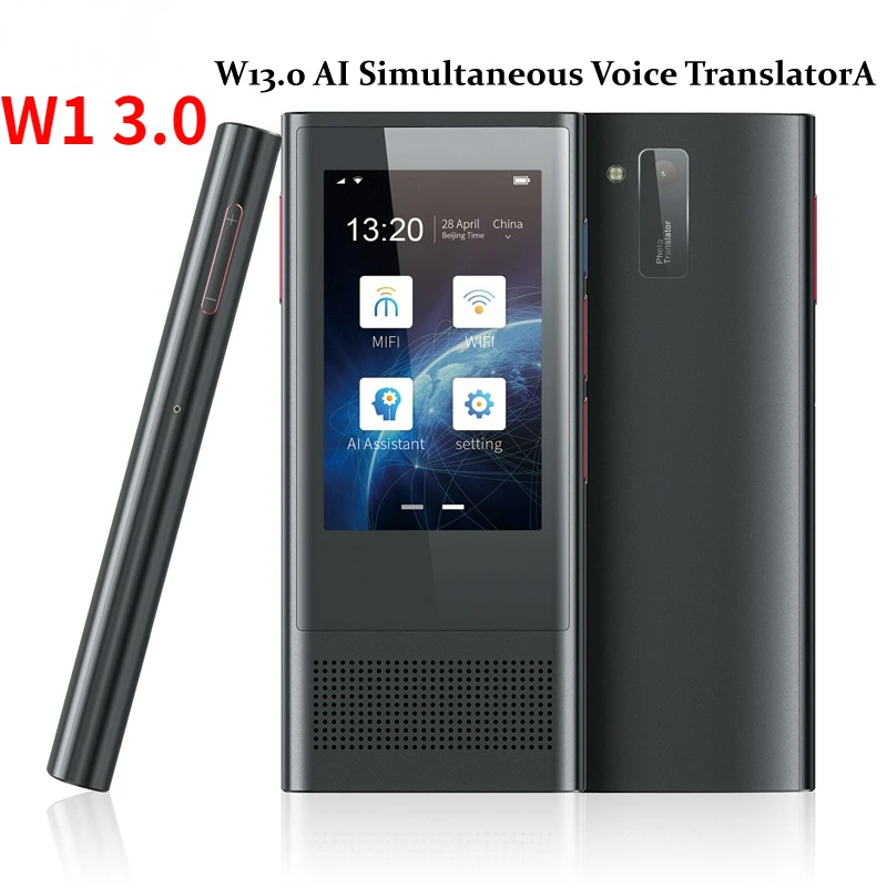 Boeleo W13.0 Portable 2.8 Inch Screen Smart Voice Translator for Business Travel 1GB+8GB Support 117 Languages Inter-Translation