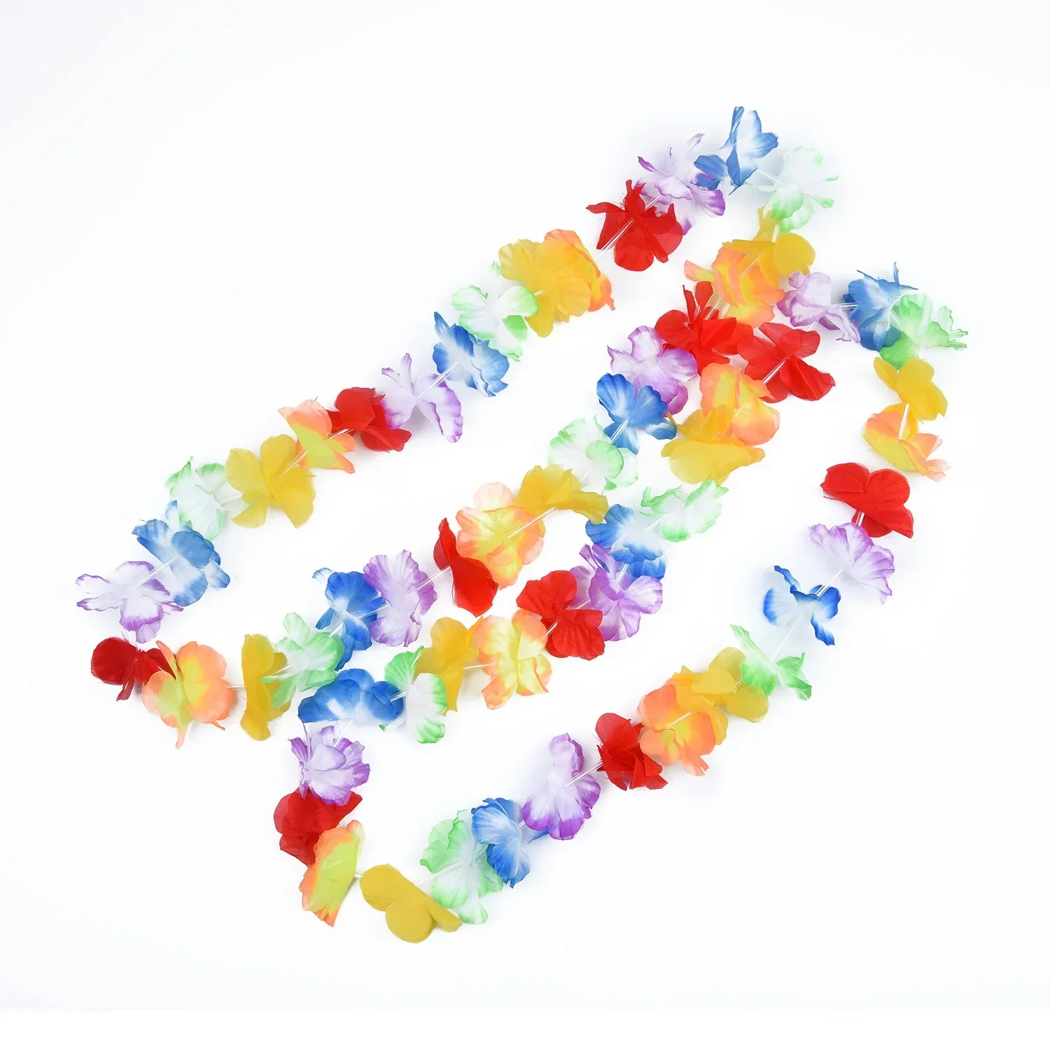 Party Decorations Colorful 10Pcs high realistic appearance Garland Necklace Hawaiian Flower Party fashion Brand New