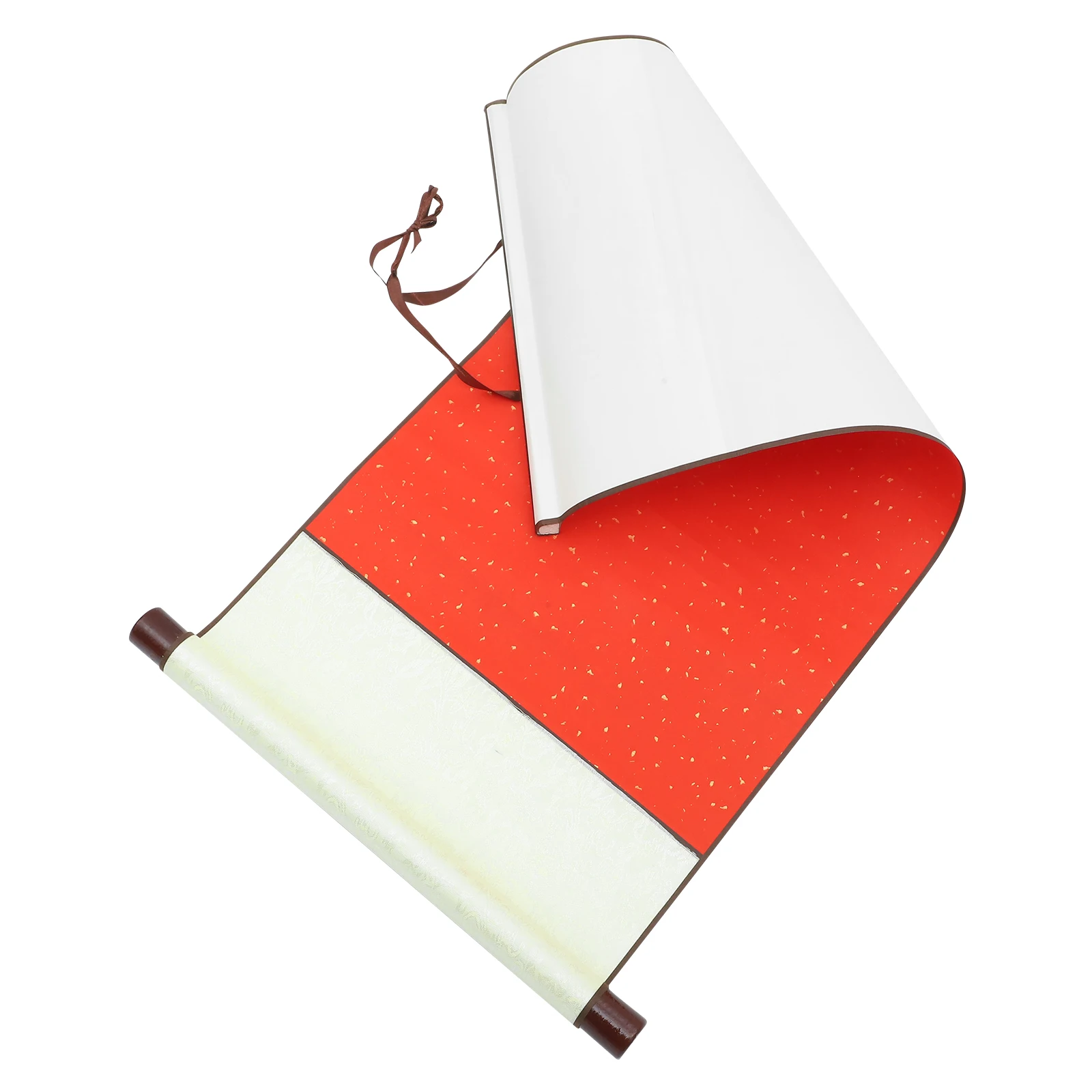 

s Calligraphy Blank Red Gold Rice Paper 4ft Writing Brush Hanging Wall Decor Chinese Painting