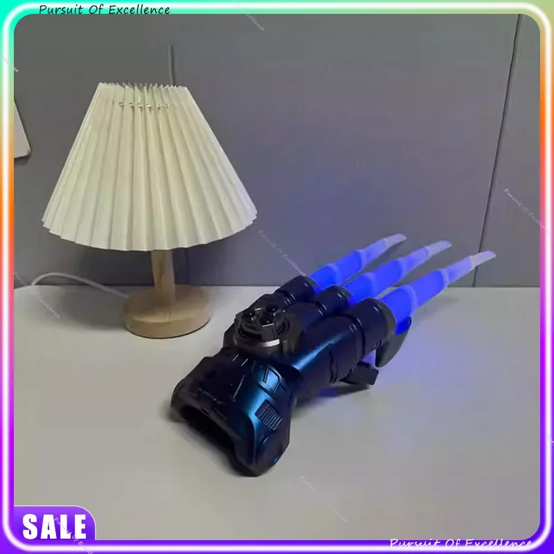 Fire Wolf Claw Toy Retractable Wolverine Claw with Spark Wheel Kids Cosplay Prop Gift