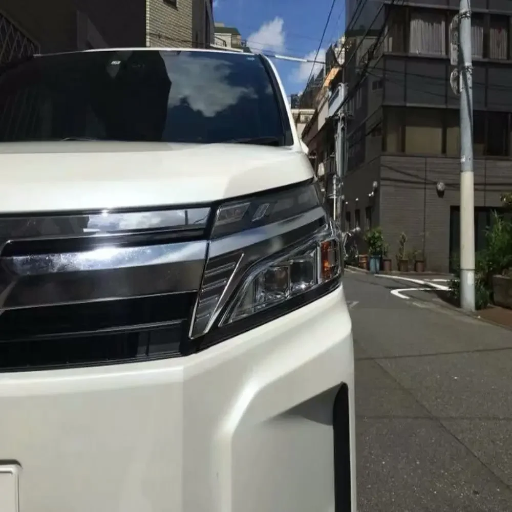 

Для Toyota VOXY 80 Series 2017 2018 2019 рестайлинг ABS хром фары полоса украшения крышка отделка Аксессуары для стайлинга автомобилей