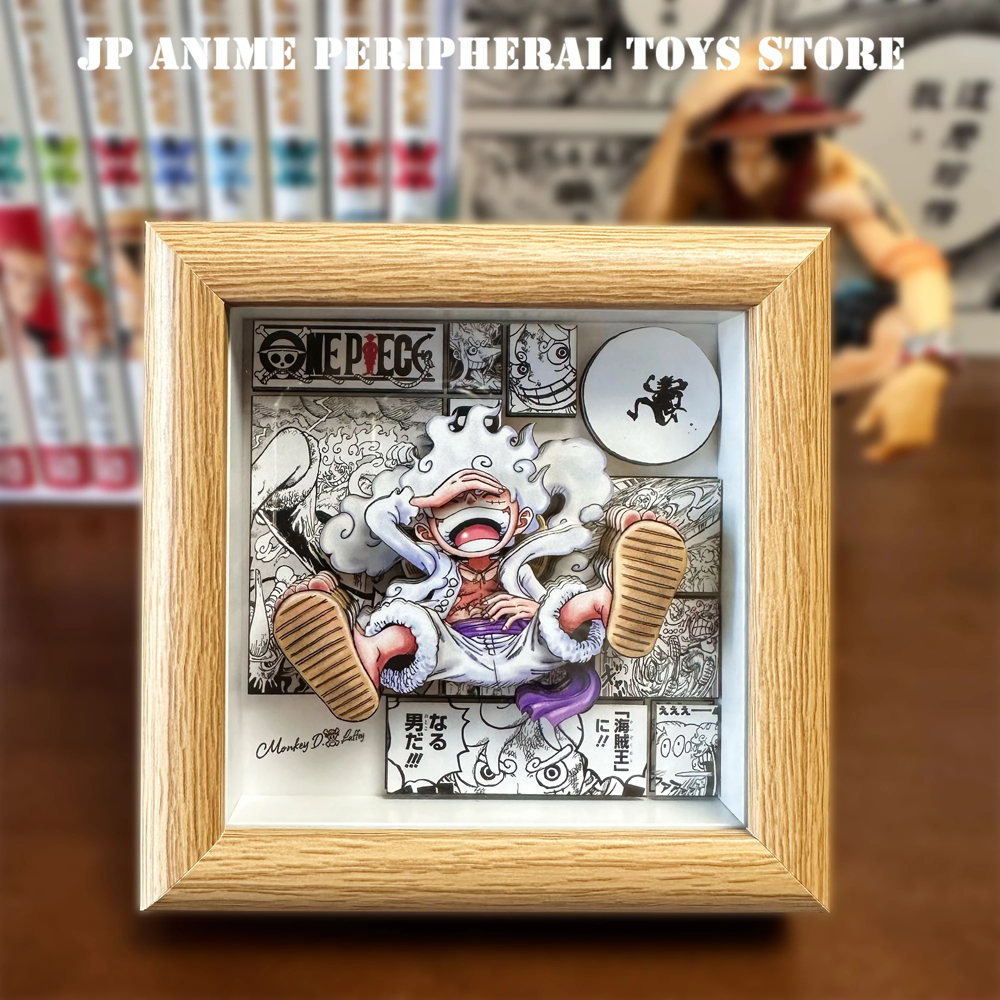 Anime Nika 3D handgemachte Kunst Malerei süße Hancock Enel Zoro Figur sammeln Bild Desktop Ornamente Fan Sammlung Geschenk