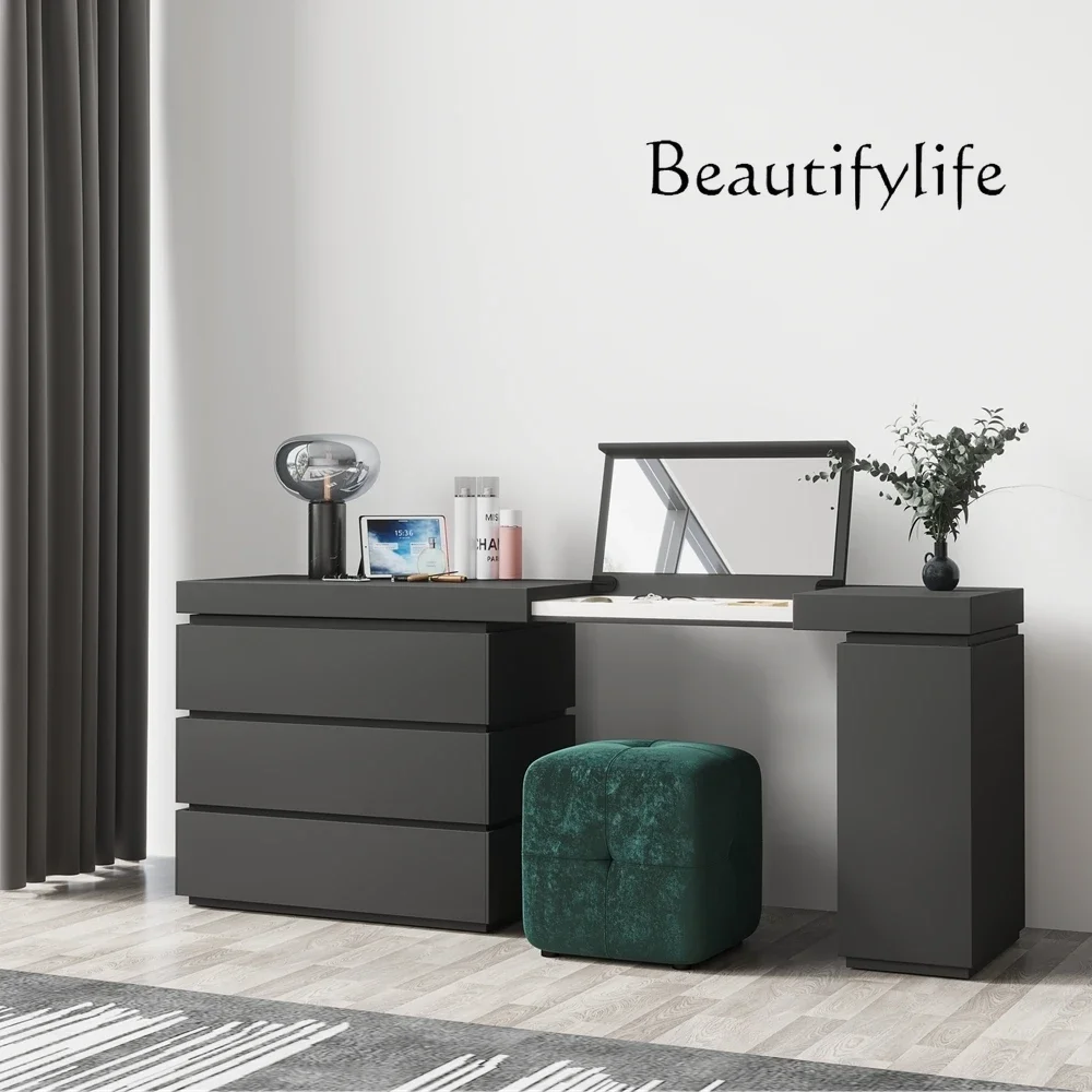 American Paint Dressing Table Bedroom Modern Simple Integrated Assembled Cabinet