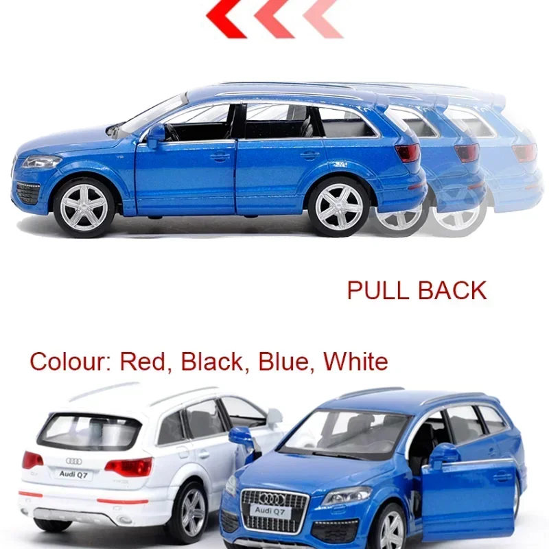 MaKeda1:36 Audi Q7 Off-road Vehicle Alloy Model Simulation Force Control Automobile Toy Jewelry Gift Series