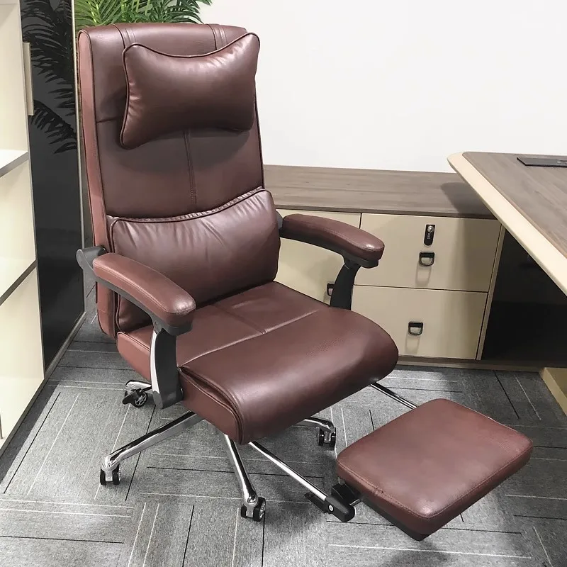 Chair backrest Lazy casual sedentary office chair single fixed armrest