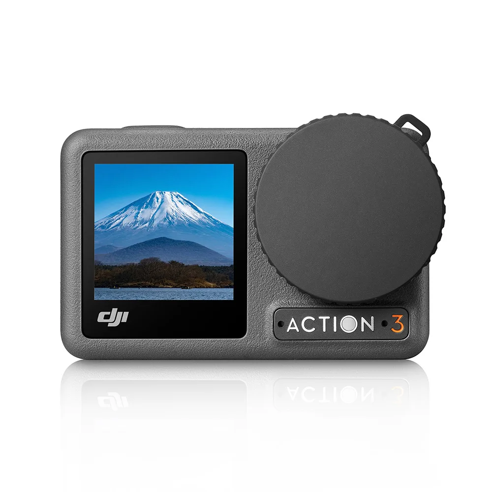 Cubierta de protección de lente, funda de silicona anticolisión, protector de seguridad a prueba de arañazos para cámara DJI Action 4, accesorios de