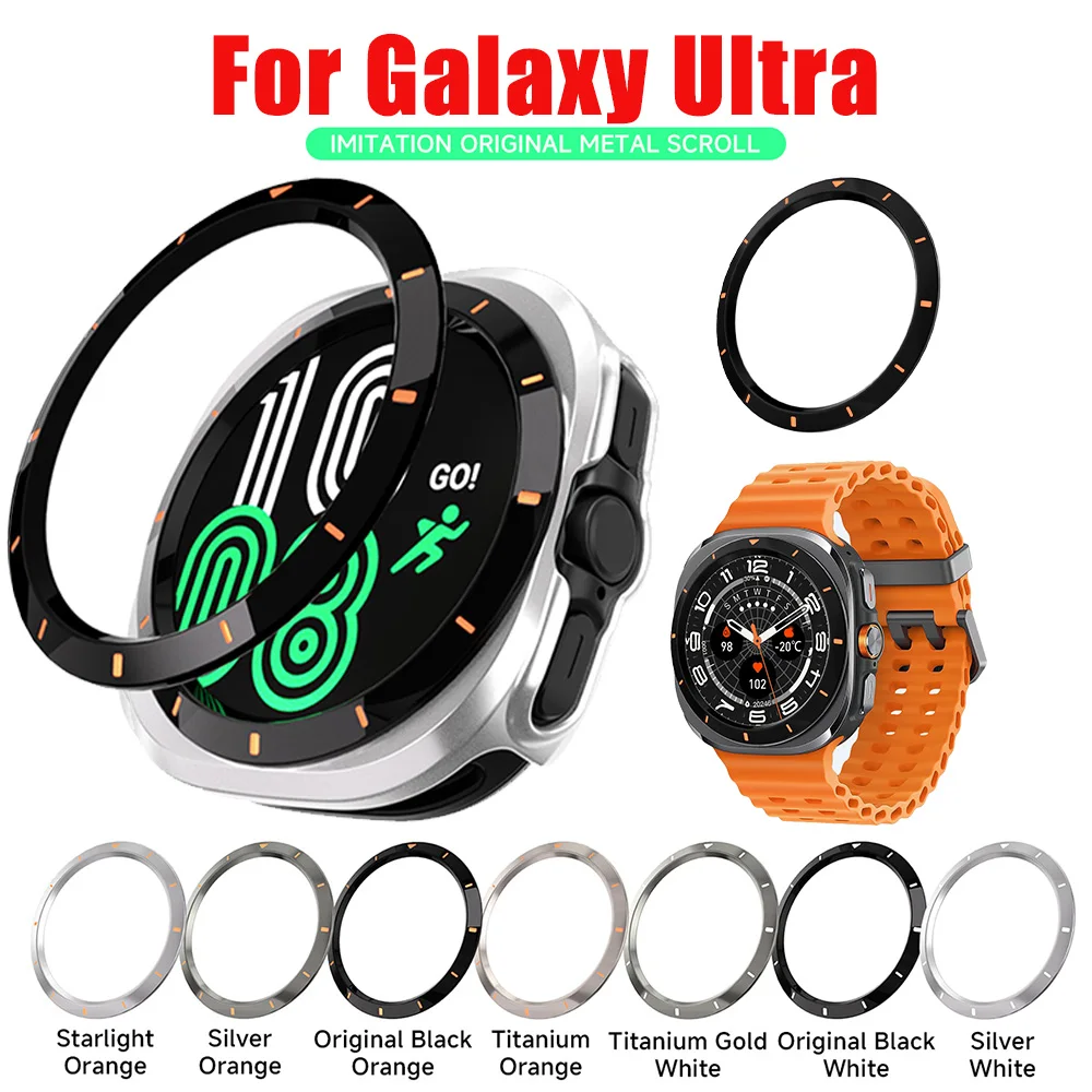 Hard PC Protector Case Bezel Ring Case For Samsung Galaxy Watch Ultra 2025 Pastic Frame for Galaxy Ultra 47mm Case Accessories