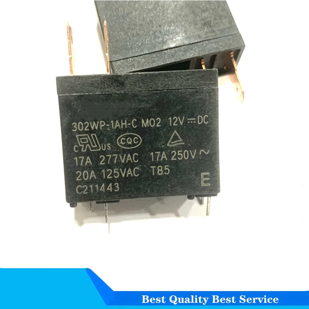 

10 PCS 12V Relay 302WP-1AH-C M02 12VDC 4Pins For Microwave Oven