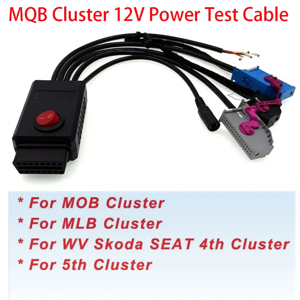 MQB Cluster 12V-14V Power MLBC able 4th ID48 5th Cluster MQB for Volkswagen Audi Instrument Panel Startup Repair fit VVDI2