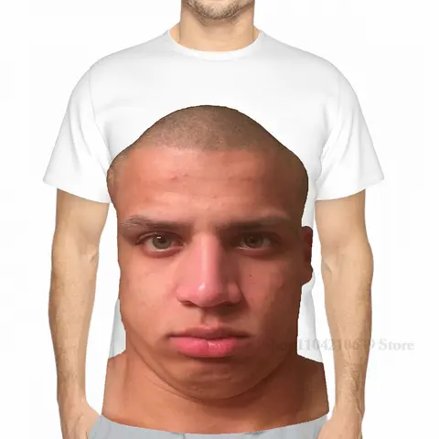 All over print Tyler1 Selfie men T-Shirt women fashion girl t shirt boy tops tees Short Sleeve tshirts