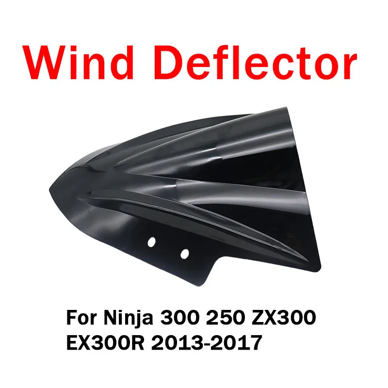 

Для KAWASAKI Ninja 300 250 ZX300 EX300R ZX 300 R 2013 2014 2015 2016 2017 ветровое стекло гоночный стиль дефлектор лобового стекла