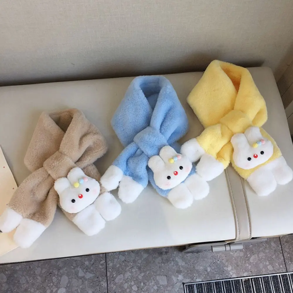 لطيف أرنب وشاح القفازات مجموعات الكرتون نمط وشاح لينة الدفء فتاة و للجنسين وشاح الحلي موسم الخريف الشتاء