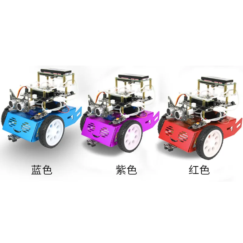 Raspberry PI Pico educational programming robot MicroPython programming ultrasonic shaking fire extinguishing and light search