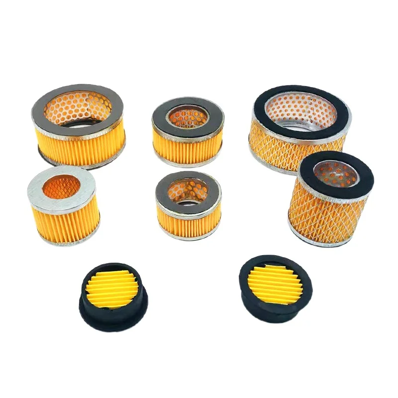 1Pcs Yellow Air Filter Element Inside Air Compressor Silencer Filter Inner Element for Air Filter Air Piston Compressor