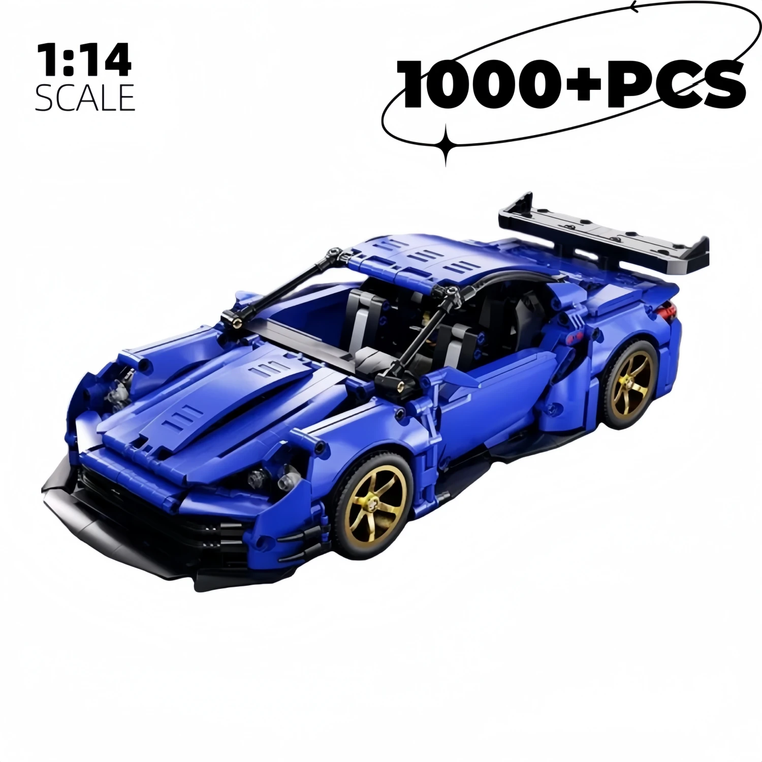 

1000+PCS 2025 new Technical Super Speed Sport Car Building Blocks MOC Assemble Bricks Racing Vehicle Toys Gifts For Adult Friend