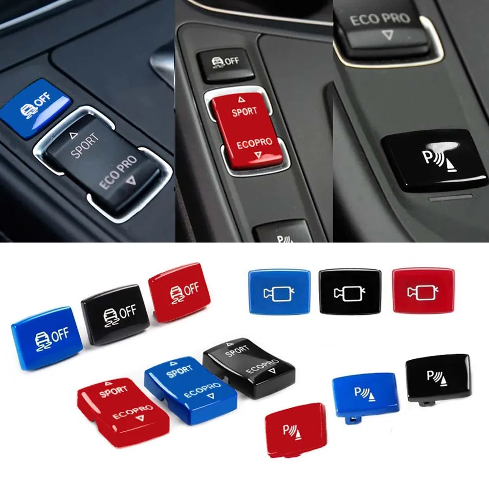 Botões de Esporte Antiderrapantes ESP para Carro com Sensor de Radar Compatíveis com BMW Séries 1 2 3 4 F20 F21 F22 F23 F30 F31 F34 F35 F32 F36